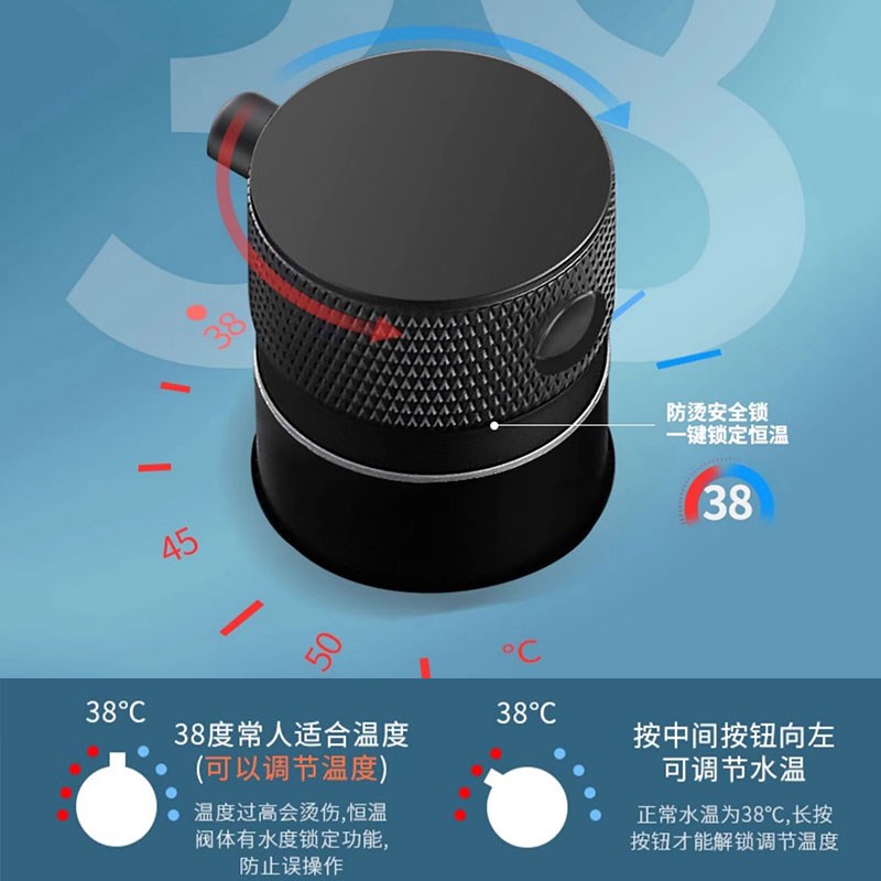 预埋试恒温暗装花洒入墙式浴室卫生间暗藏隐藏式沐浴淋浴花洒套装