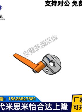 30度梯形丝杠用防转动固定件 圆法兰型MTQAB MTQAM快速锁紧法兰