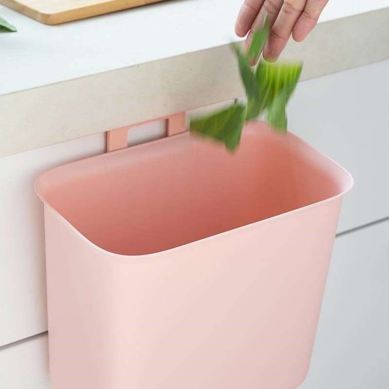 厨房垃圾桶橱柜门壁挂式家用垃圾筒无盖大号收纳桶可悬挂式垃圾篓