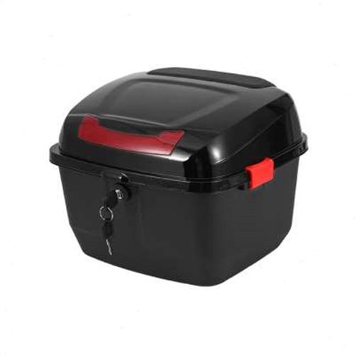 速发新国标电动脚踏车o后备箱加厚带锁防雨后尾箱支架改装大容量