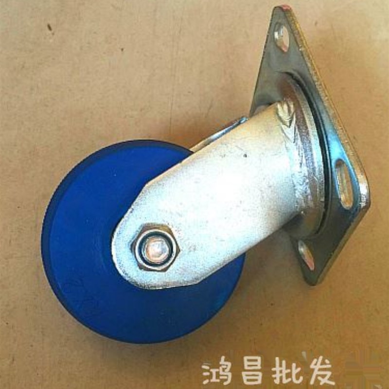 568。重型寸万向弹力静音轮手推车平板车脚轮工业脚轮有寸寸4//