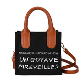 慵懒风帆布包包女2020新款 时尚 百搭斜挎包大学生上课手提包单肩包