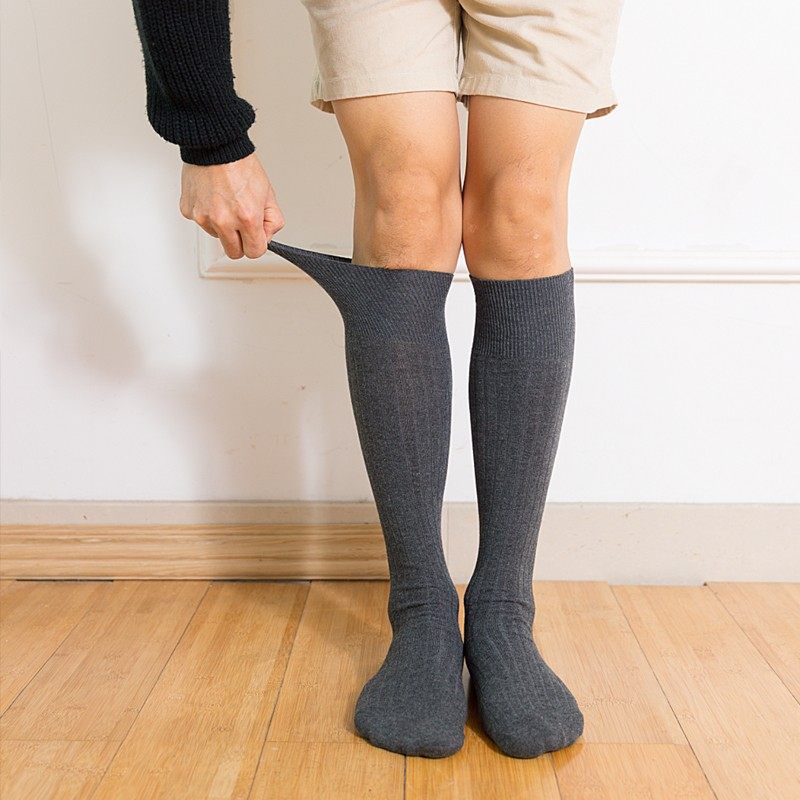 长筒袜男士商务竖条秋冬保暖袜高筒袜及膝小腿袜子全棉个性潮,女士内衣/男士内衣/家居服,长筒袜,淘宝优惠券,粉丝福利购,淘宝优惠卷