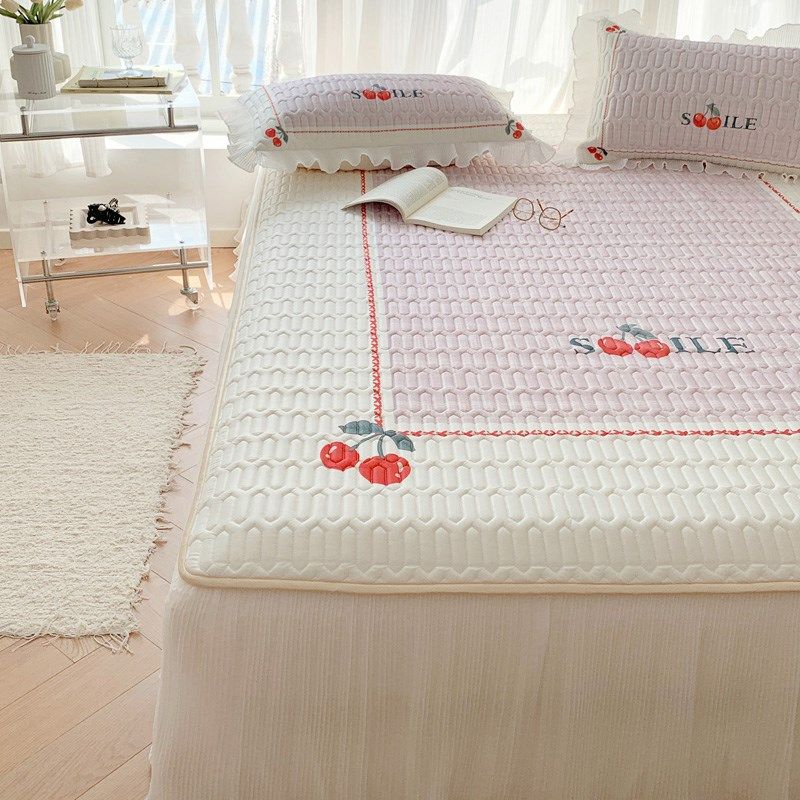 乳胶凉席夏天床裙三四件套冰丝席可水洗空调席夏季夏凉被双人1.5m,床上用品,乳胶席,淘宝优惠券,粉丝福利购,淘宝优惠卷