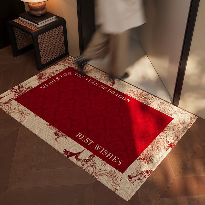 入户门地垫蛇年大门口进门地毯红色耐脏免洗防滑脚垫玄关家用门垫,居家布艺,入户地垫,淘宝优惠券,粉丝福利购,淘宝优惠卷