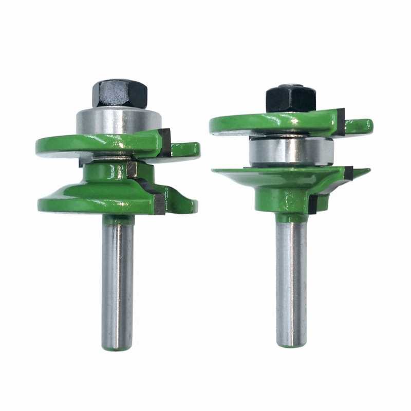 速发2 Pcs 8Mm Large Stile& Rail Set Ogee Router Bit Set