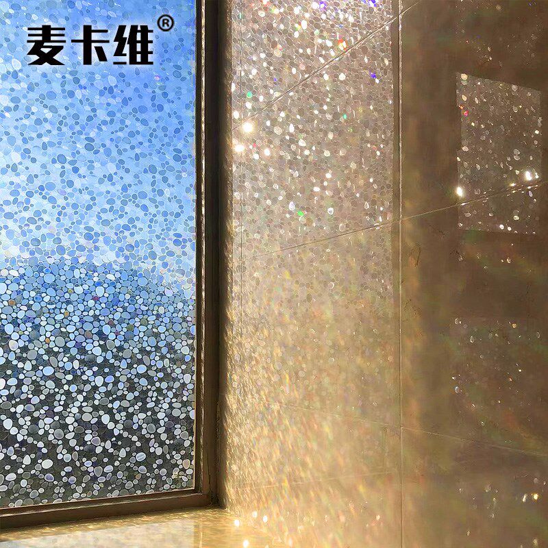 新款窗贴纸防透光不透明静电卫生间浴室窗户遮光磨砂窗花窗纸玻璃