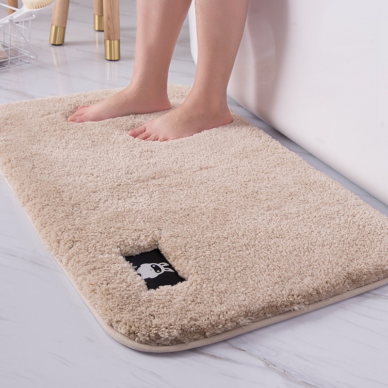 新品High-hair bathroom toilet door absorbent floor mat carpe