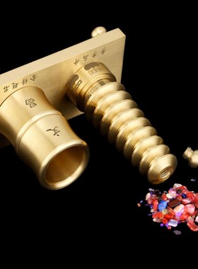 黄铜文昌塔笔筒摆件家居九层文昌塔书房学生书桌工艺品装饰品