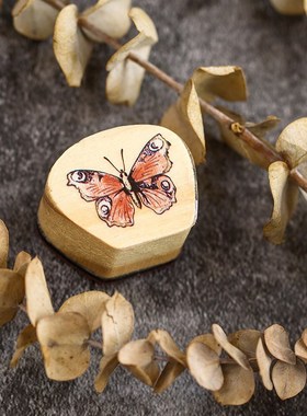 Lost est Series Stamp cute cat flower Diy Wooden Rubber Stam