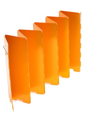 8/9/10 Plates Oxidized Camping Gas Stove Wind Shield Aluminu