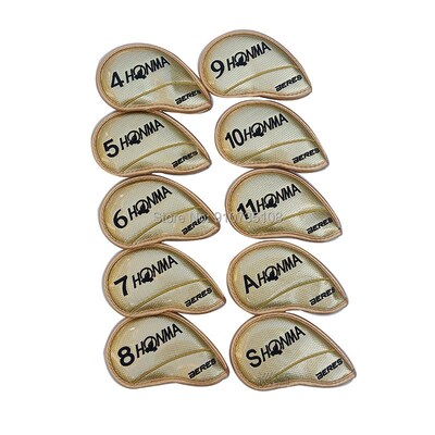 Honma BERES golf iron club headcover set upscale PU wit Doub