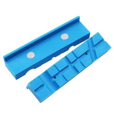 速发1Pair Magnetic Soft Pad Jaws Rubber For Metal Vise 5.5In