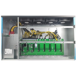 3070显卡 2080 8显卡机箱直插准系统平台台式 机B75主板65间距2060