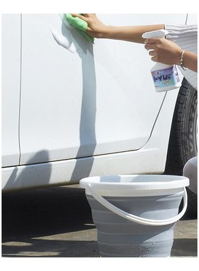 Folding Bucket Home Car-Wash Fishing Outdoor Silicone Portab