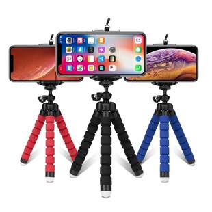 Tripod With Bluetooth Remote Shutter  IPhone Mini Elastic Sp