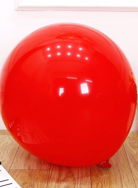 红色气球5寸6寸10寸12寸18寸圆形造型布置商场活动装饰尾巴气球链