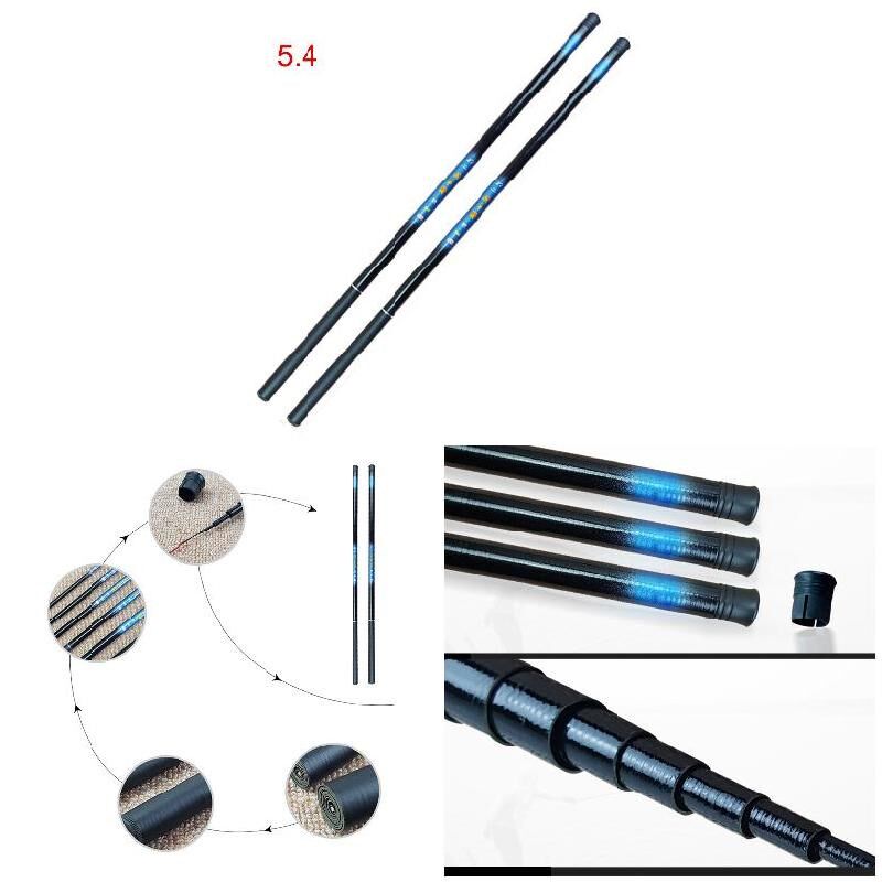 Thread FRP Fishing Rod Telescopic ltralight Hard Fishing Pol