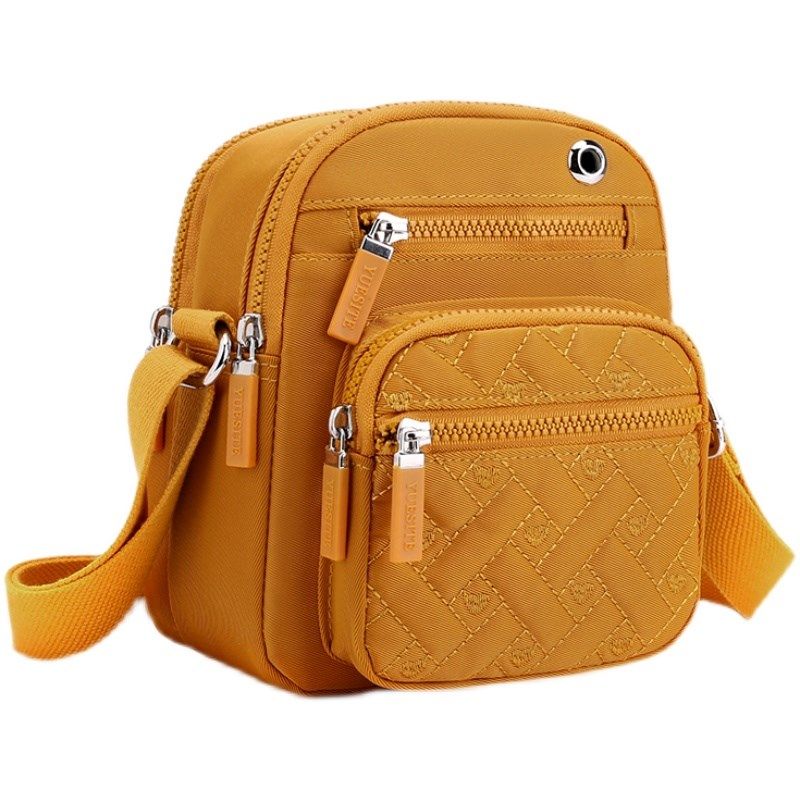 2022女士休闲斜挎包小包包女牛津布单肩包尼龙女包简约百搭帆布包