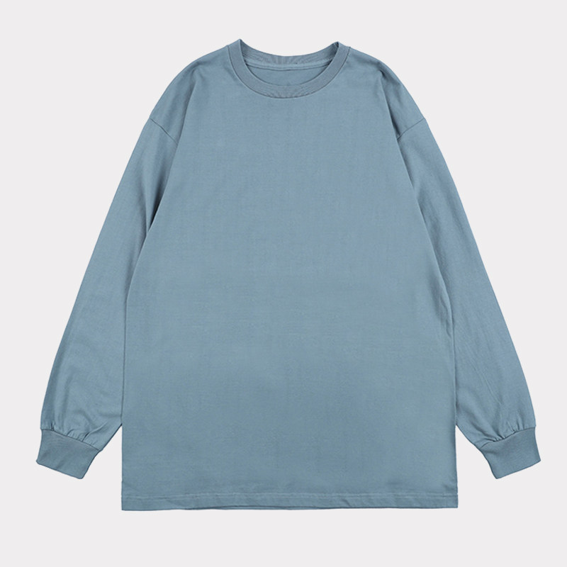 【小白家】深绿重磅不透圆领长袖T恤男女情侣打底衫BF风,男装,T恤,淘宝优惠券,粉丝福利购,淘宝优惠卷