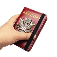 推荐RFID Anti Magnetic Passport Cover Passport Holder USA Me