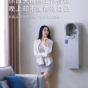 全自动干发机器家用电吹风 懒人吹头发神器浴室大功率吹风机立式
