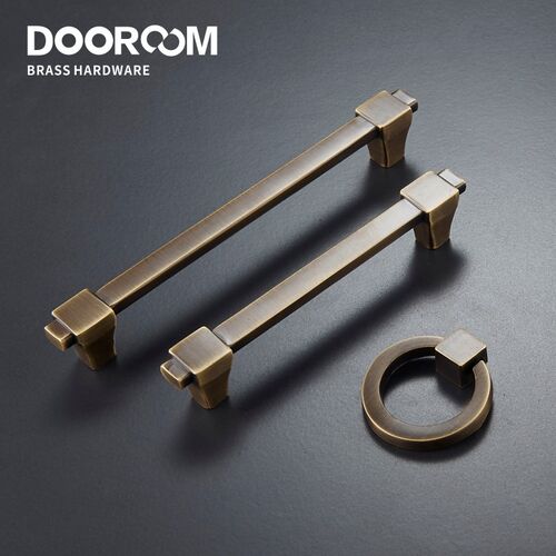 Brass Handles Modern Rural Black Bronze Pulls Wardrobe Dress