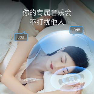 骨传导睡眠耳机无线蓝牙睡v眠音箱睡觉专用降噪隔音长续航枕下助