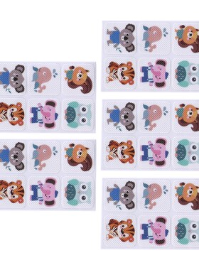 60pcs Mosquito Patch Square Cartoon Anti-Mosquito Repellent