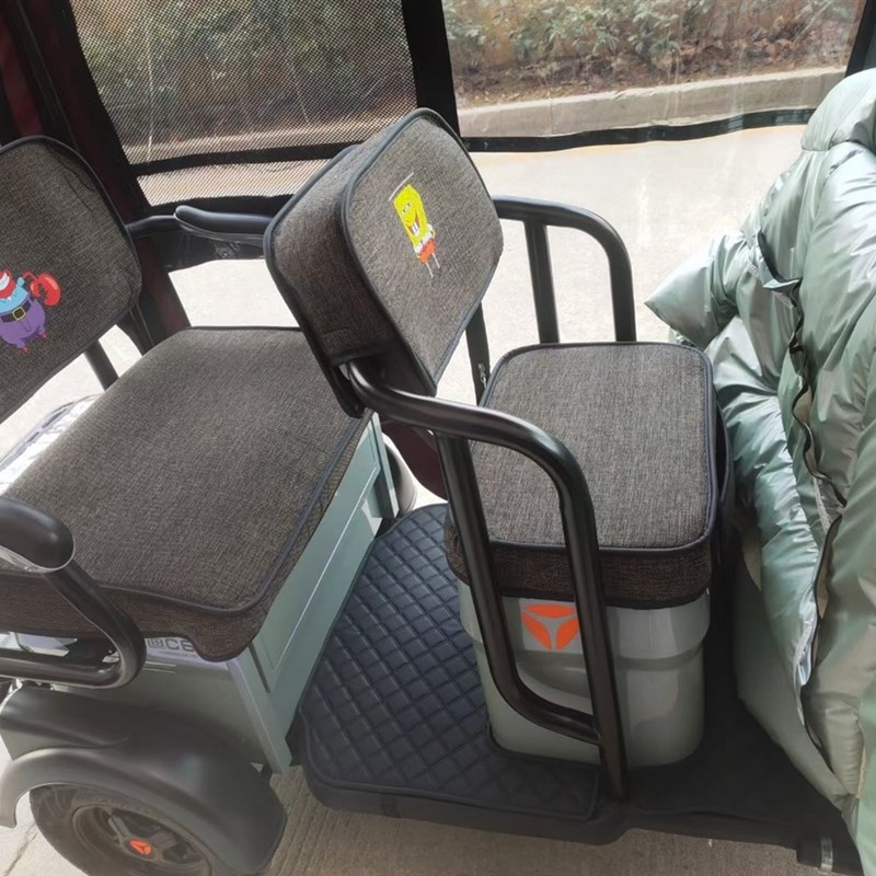 爱玛乐维雅迪c6c9c11c13c20乐享版电动三轮车座垫套套罩通用皮革