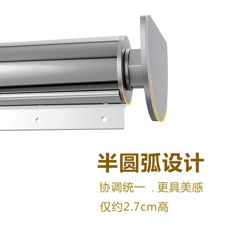 免打孔撑杆水晶珠帘轨道门帘线帘纱帘隔断免钉挂杆不锈钢伸缩杆子