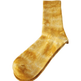 48码 高筒 大码 中筒纯棉扎染.男士 袜子男大号加肥加大40