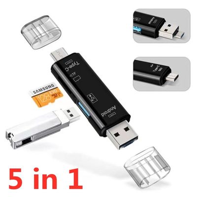 in 1 Multifunction Usbo2.0 Type C/Usb /Micr  /VsbUTf/SD M