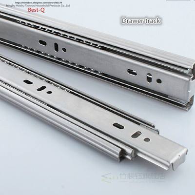 直销rawer track, drawer slide, three rail drawer, guide rail