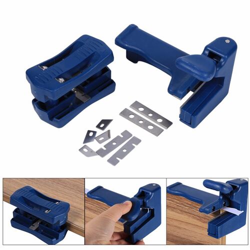 2Pcs/Set Double Edge Laminate Trimmer Woodworking PVC Edge B