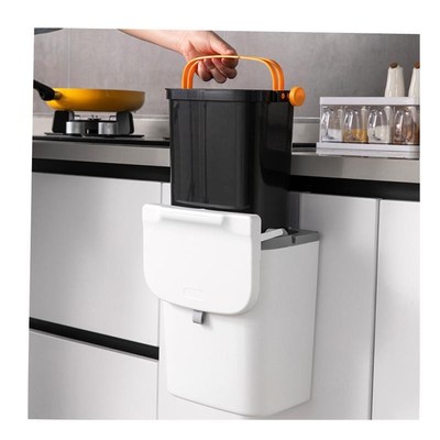Rubbish Can Kitchen Toilet Trash with Press Lid Garbage Bin