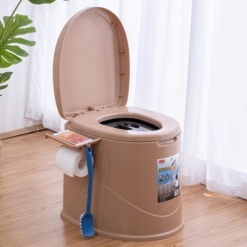 村卧室移能动大人病人大小便农便池可移动移动马桶小椅子坐椅蹲坑