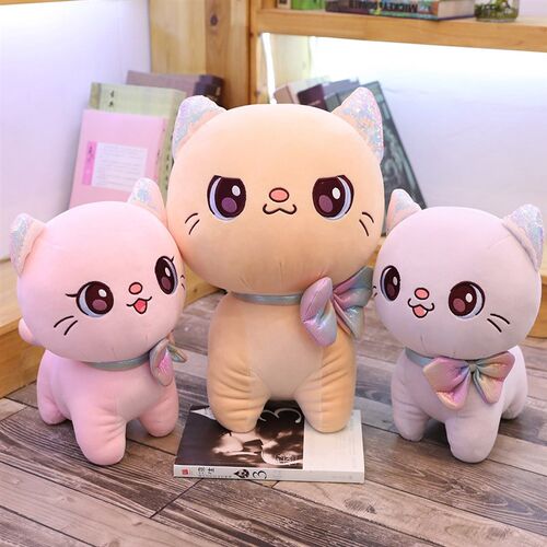New Hot 1pc 25 45cm Mini Cute Plush Big eyes Cat Toys Stuff