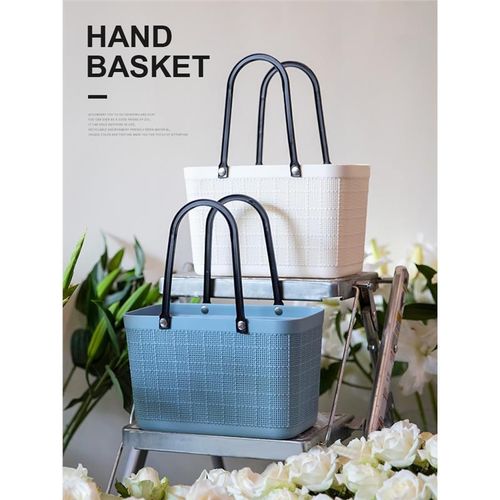 洗澡专用手提篮子浴筐女高级拎兜塑料浴室宿舍2024新款洗漱筐学生