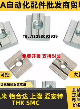 HNTT5铝型材HNTTV40/HNTTZ45螺母TNTB-HNTR20/HNTC30/M4 M5 M6 M8