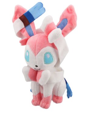 1 Piece Eevee Sitting Sylveon Plush Doll Toys Stuffed Anima