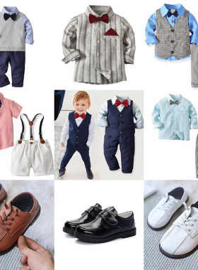 样板间儿童房装饰品衣帽间衣柜鞋子衣服男童衬衫摆件软装设计道具