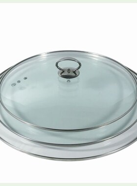 耐高温锅盖威尚大号钢化玻璃盖38cm40cm42cm44cm50cm加大厚强钢