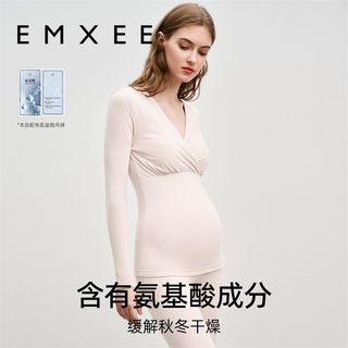 推荐孕妇免穿内衣秋衣秋裤套装秋冬季月子服哺乳带胸垫保暖内衣女