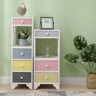 长20厘米床头柜实木夹缝收纳柜抽屉式窄柜30cm宽小型桌子客厅斗柜