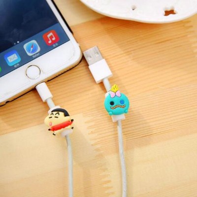 速发Cartoon Cable Protector Data Line Cord Protector Protect