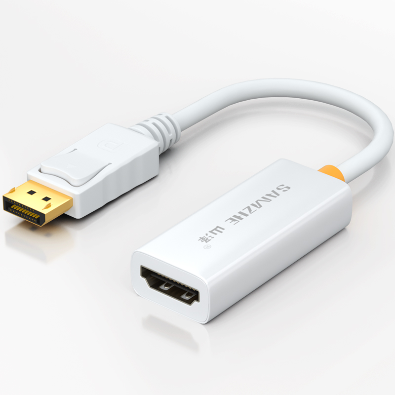 DP转HDMI/DVI/VGA转接线1080P高清displayport公转母转换器