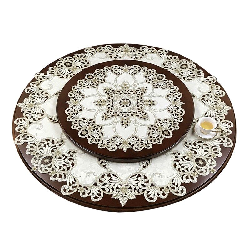 圆桌布圆茶几盖巾布艺刺绣绣花欧式美式中式圆形台布桌垫祥云卷草,居家布艺,桌布,淘宝优惠券,粉丝福利购,淘宝优惠卷