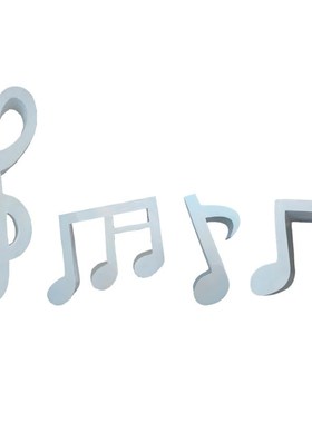 户外草坪造景落地摆件金属婚礼音符装饰花园庭院雕塑创意乐器摆设