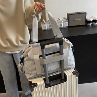 旅行包女大容量手提行李包短途行旅包防水行李袋旅游收纳袋运动包